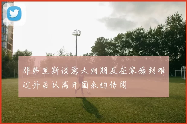 邓弗里斯谈意大利朋友在家感到难过并否认离开国米的传闻